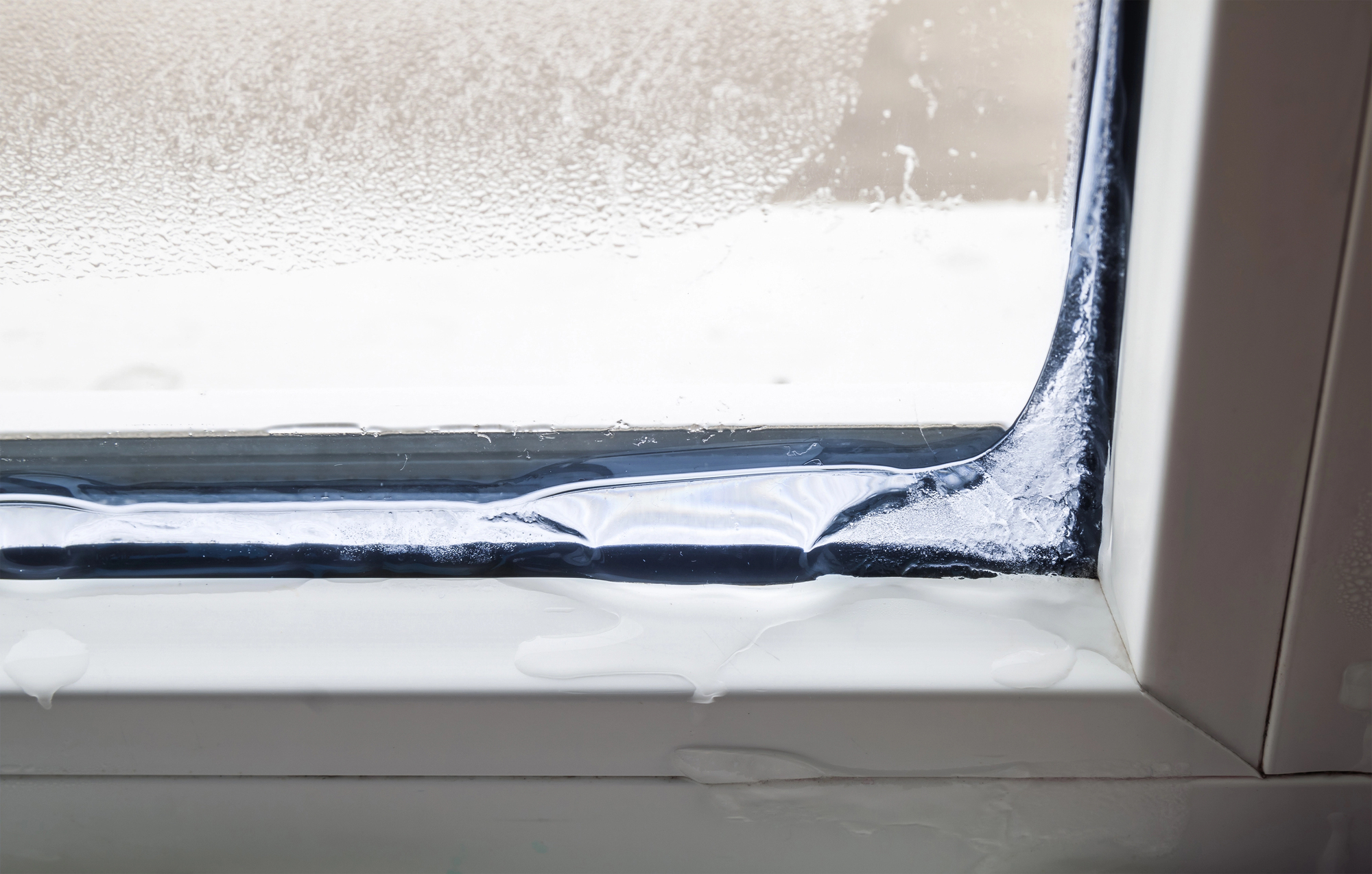 ice inside window