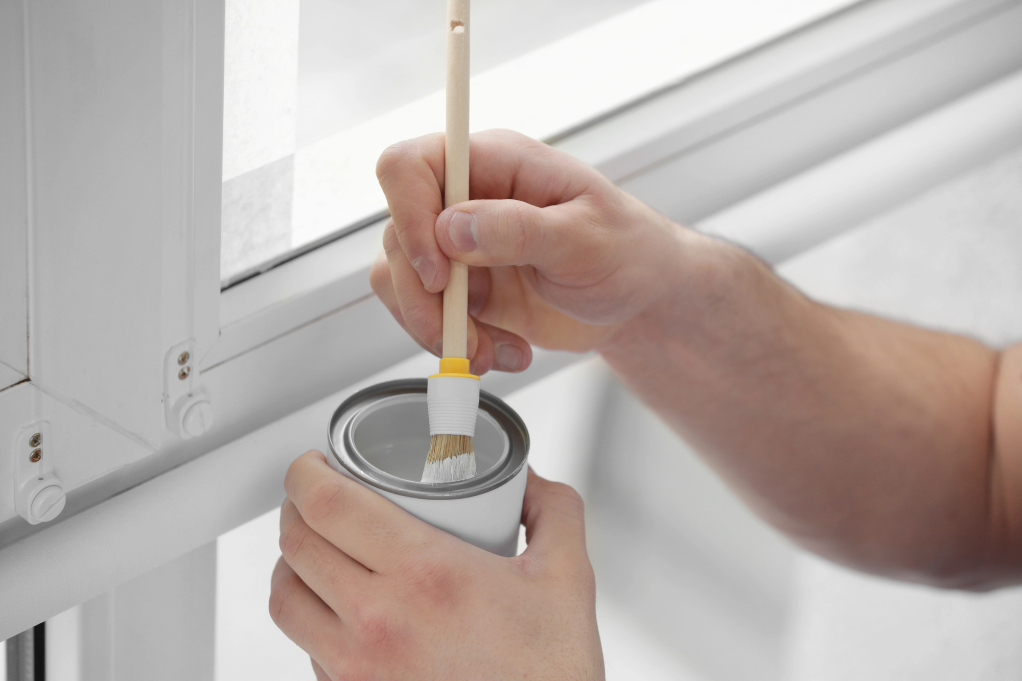 can you paint upvc windows